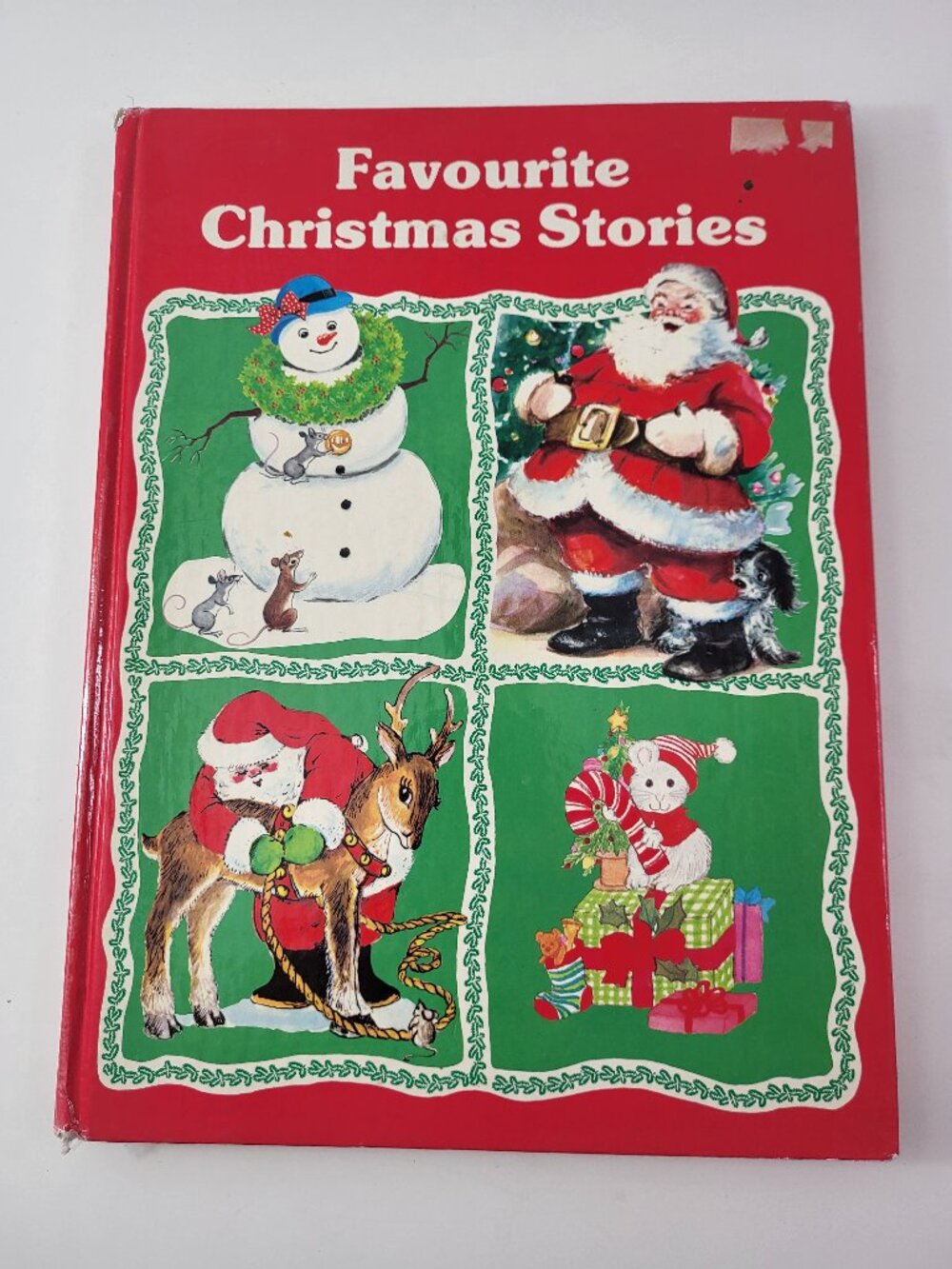 Vintage Favourite Christmas Stories Rand McNally Hardcover Book